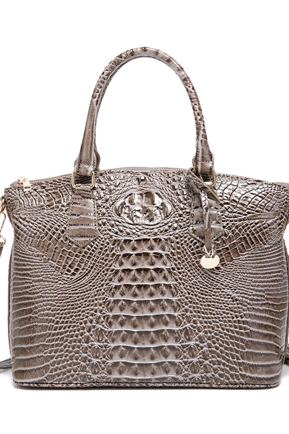 Vegan Leather Croc Handbag