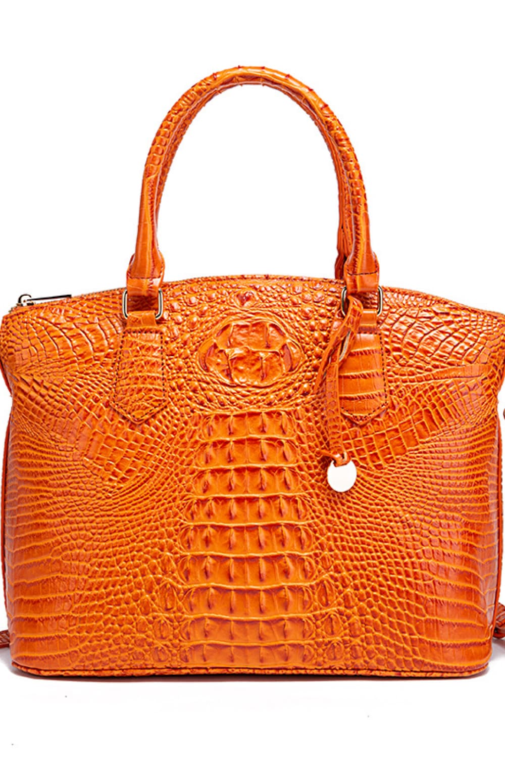 Vegan Leather Croc Handbag