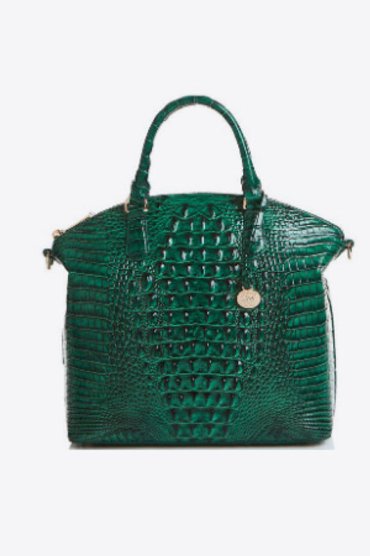 Vegan Leather Croc Handbag