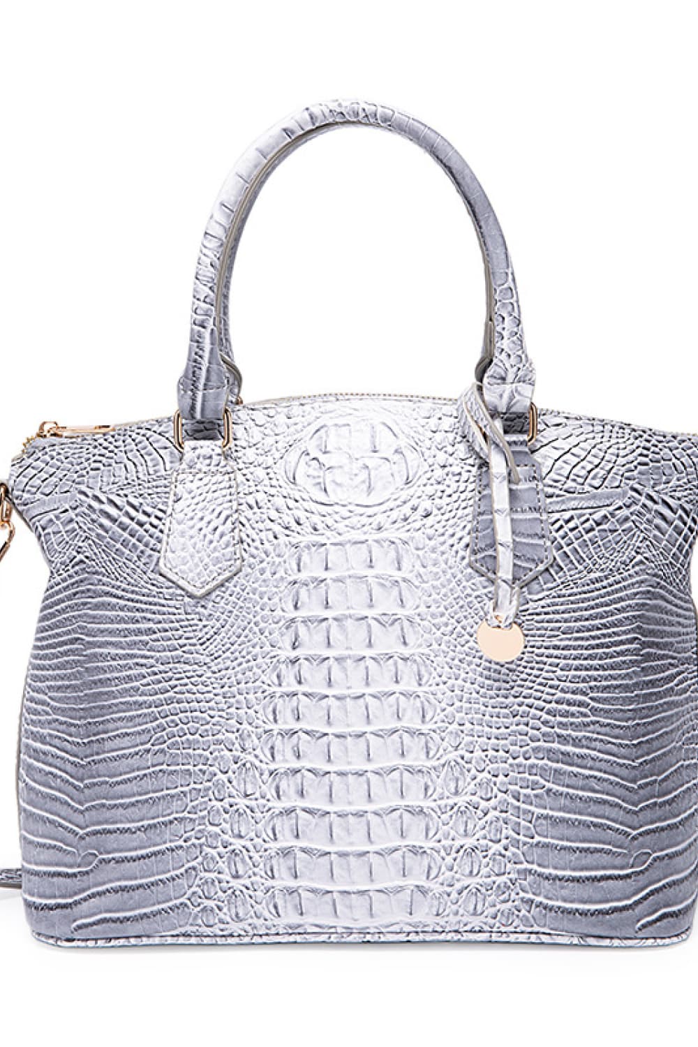 Vegan Leather Croc Handbag