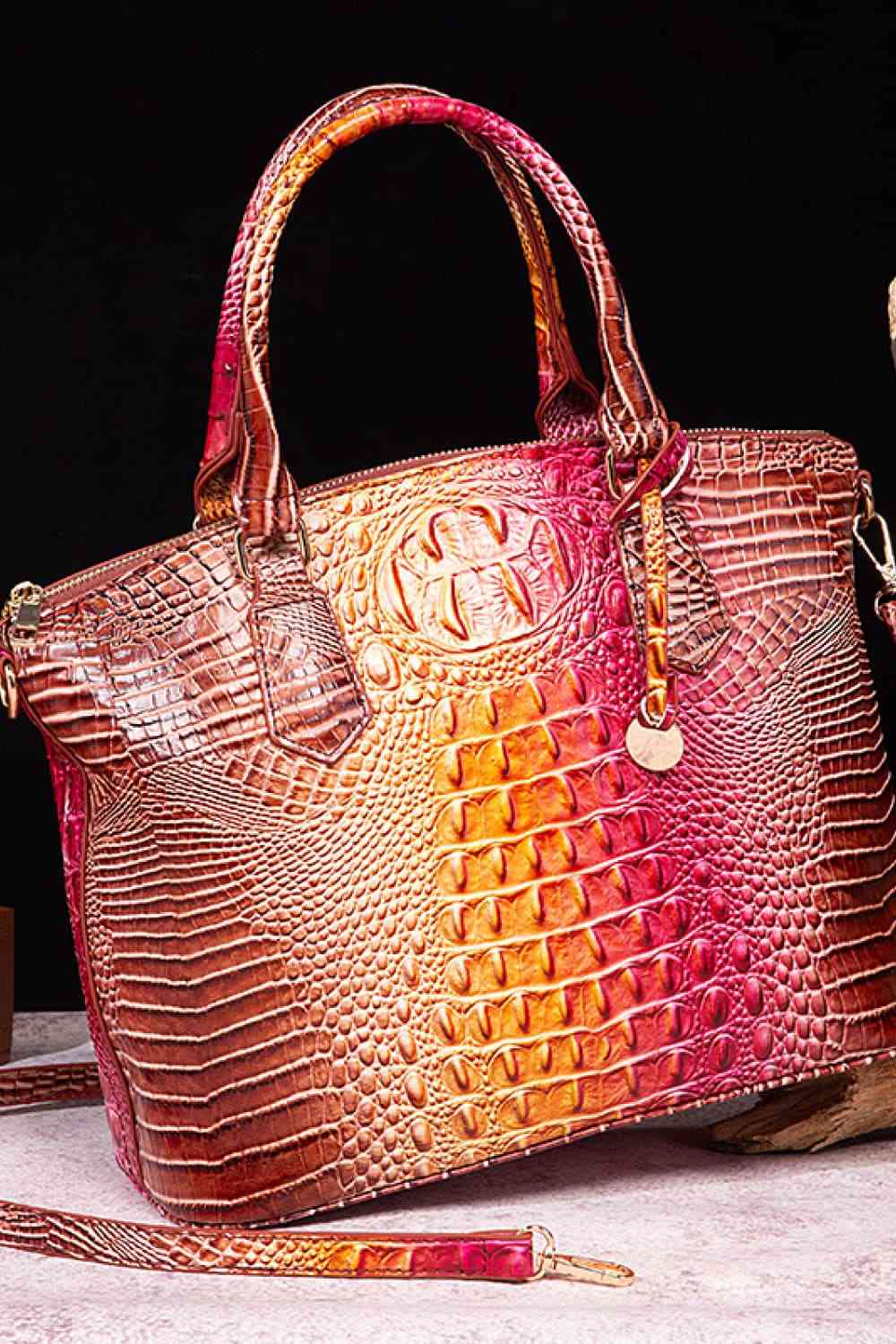 Gradient Vegan Leather Handbag