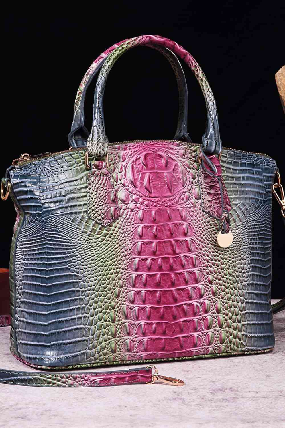 Gradient Vegan Leather Handbag