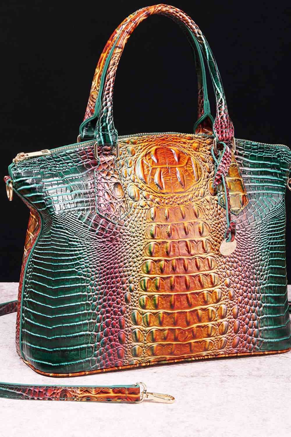 Gradient Vegan Leather Handbag