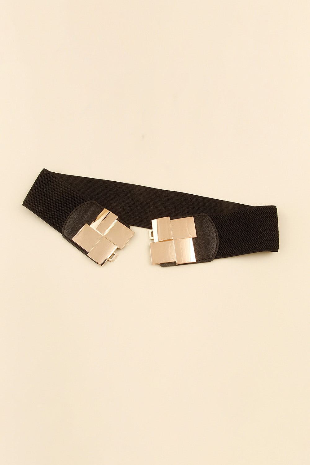 Geometric Buckle Elastic Belt