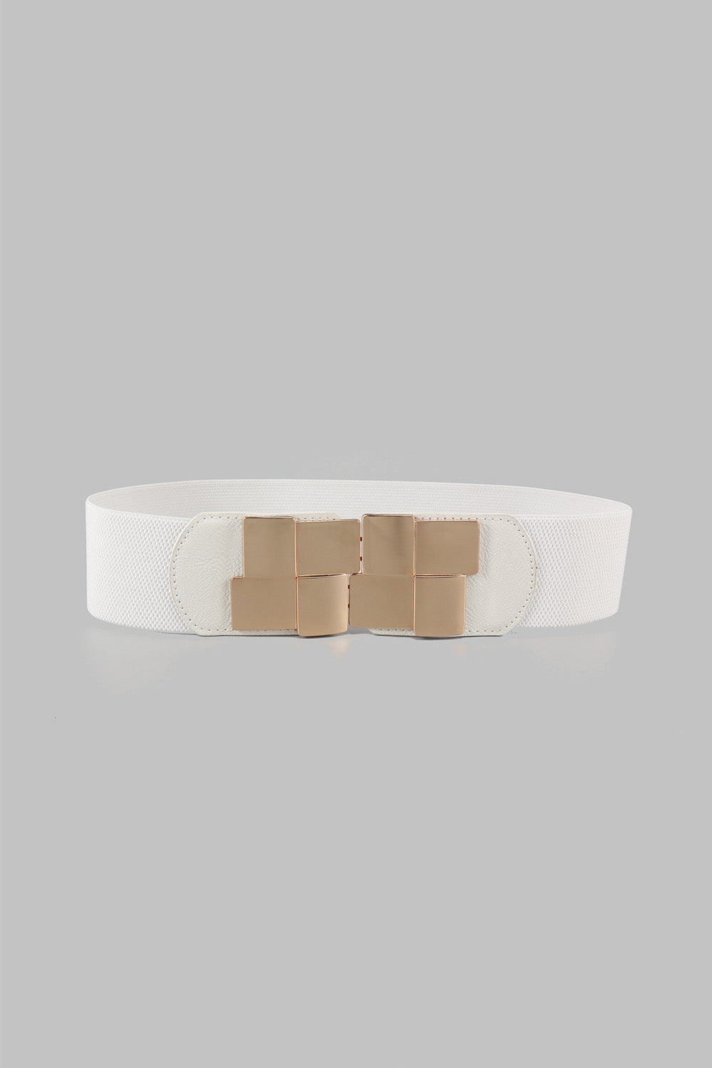 Geometric Buckle Elastic Belt