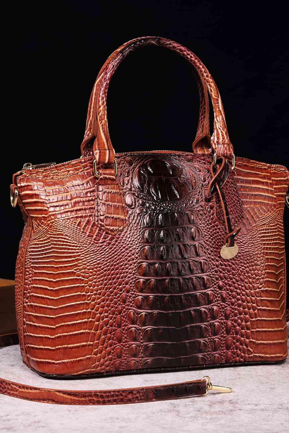 Gradient Vegan Leather Handbag